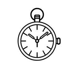 Pocket Watch  icon, Pocket Watch PNG, Pocket Watch SVG, Vintage Pocket Watch vector, Vintage Pocket Watch cut files, Vintage Pocket Watch Silhouette, Stopwatch SVG, Svg files for Cricut, Clock clipart