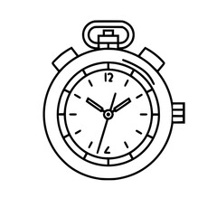 Pocket Watch  icon, Pocket Watch PNG, Pocket Watch SVG, Vintage Pocket Watch vector, Vintage Pocket Watch cut files, Vintage Pocket Watch Silhouette, Stopwatch SVG, Svg files for Cricut, Clock clipart