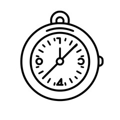 Pocket Watch  icon, Pocket Watch PNG, Pocket Watch SVG, Vintage Pocket Watch vector, Vintage Pocket Watch cut files, Vintage Pocket Watch Silhouette, Stopwatch SVG, Svg files for Cricut, Clock clipart