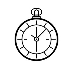 Pocket Watch  icon, Pocket Watch PNG, Pocket Watch SVG, Vintage Pocket Watch vector, Vintage Pocket Watch cut files, Vintage Pocket Watch Silhouette, Stopwatch SVG, Svg files for Cricut, Clock clipart
