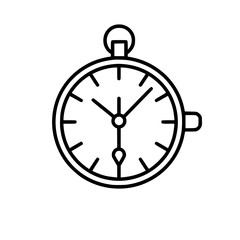 Pocket Watch  icon, Pocket Watch PNG, Pocket Watch SVG, Vintage Pocket Watch vector, Vintage Pocket Watch cut files, Vintage Pocket Watch Silhouette, Stopwatch SVG, Svg files for Cricut, Clock clipart
