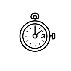 Pocket Watch  icon, Pocket Watch PNG, Pocket Watch SVG, Vintage Pocket Watch vector, Vintage Pocket Watch cut files, Vintage Pocket Watch Silhouette, Stopwatch SVG, Svg files for Cricut, Clock clipart