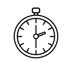 Pocket Watch  icon, Pocket Watch PNG, Pocket Watch SVG, Vintage Pocket Watch vector, Vintage Pocket Watch cut files, Vintage Pocket Watch Silhouette, Stopwatch SVG, Svg files for Cricut, Clock clipart