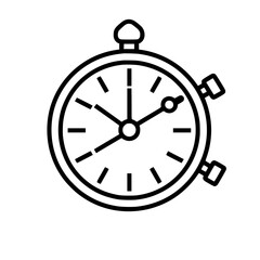 Pocket Watch  icon, Pocket Watch PNG, Pocket Watch SVG, Vintage Pocket Watch vector, Vintage Pocket Watch cut files, Vintage Pocket Watch Silhouette, Stopwatch SVG, Svg files for Cricut, Clock clipart