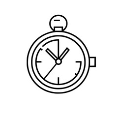 Pocket Watch  icon, Pocket Watch PNG, Pocket Watch SVG, Vintage Pocket Watch vector, Vintage Pocket Watch cut files, Vintage Pocket Watch Silhouette, Stopwatch SVG, Svg files for Cricut, Clock clipart