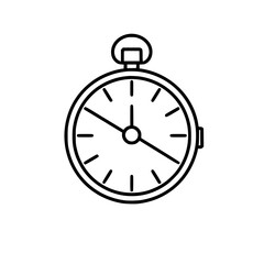 Pocket Watch  icon, Pocket Watch PNG, Pocket Watch SVG, Vintage Pocket Watch vector, Vintage Pocket Watch cut files, Vintage Pocket Watch Silhouette, Stopwatch SVG, Svg files for Cricut, Clock clipart