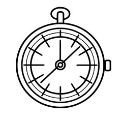 Pocket Watch  icon, Pocket Watch PNG, Pocket Watch SVG, Vintage Pocket Watch vector, Vintage Pocket Watch cut files, Vintage Pocket Watch Silhouette, Stopwatch SVG, Svg files for Cricut, Clock clipart