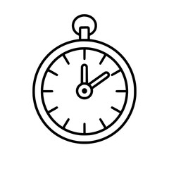 Pocket Watch  icon, Pocket Watch PNG, Pocket Watch SVG, Vintage Pocket Watch vector, Vintage Pocket Watch cut files, Vintage Pocket Watch Silhouette, Stopwatch SVG, Svg files for Cricut, Clock clipart