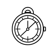 Pocket Watch  icon, Pocket Watch PNG, Pocket Watch SVG, Vintage Pocket Watch vector, Vintage Pocket Watch cut files, Vintage Pocket Watch Silhouette, Stopwatch SVG, Svg files for Cricut, Clock clipart