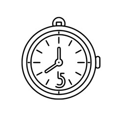 Pocket Watch  icon, Pocket Watch PNG, Pocket Watch SVG, Vintage Pocket Watch vector, Vintage Pocket Watch cut files, Vintage Pocket Watch Silhouette, Stopwatch SVG, Svg files for Cricut, Clock clipart
