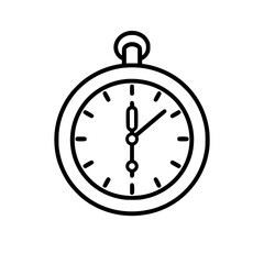 Pocket Watch  icon, Pocket Watch PNG, Pocket Watch SVG, Vintage Pocket Watch vector, Vintage Pocket Watch cut files, Vintage Pocket Watch Silhouette, Stopwatch SVG, Svg files for Cricut, Clock clipart