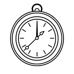 Pocket Watch  icon, Pocket Watch PNG, Pocket Watch SVG, Vintage Pocket Watch vector, Vintage Pocket Watch cut files, Vintage Pocket Watch Silhouette, Stopwatch SVG, Svg files for Cricut, Clock clipart