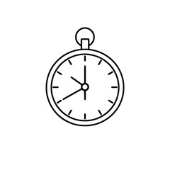 Pocket Watch  icon, Pocket Watch PNG, Pocket Watch SVG, Vintage Pocket Watch vector, Vintage Pocket Watch cut files, Vintage Pocket Watch Silhouette, Stopwatch SVG, Svg files for Cricut, Clock clipart