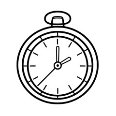 Pocket Watch  icon, Pocket Watch PNG, Pocket Watch SVG, Vintage Pocket Watch vector, Vintage Pocket Watch cut files, Vintage Pocket Watch Silhouette, Stopwatch SVG, Svg files for Cricut, Clock clipart