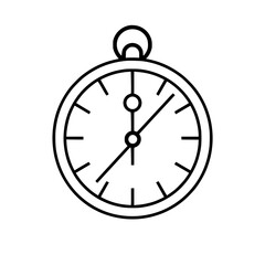 Pocket Watch  icon, Pocket Watch PNG, Pocket Watch SVG, Vintage Pocket Watch vector, Vintage Pocket Watch cut files, Vintage Pocket Watch Silhouette, Stopwatch SVG, Svg files for Cricut, Clock clipart