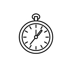 Pocket Watch  icon, Pocket Watch PNG, Pocket Watch SVG, Vintage Pocket Watch vector, Vintage Pocket Watch cut files, Vintage Pocket Watch Silhouette, Stopwatch SVG, Svg files for Cricut, Clock clipart