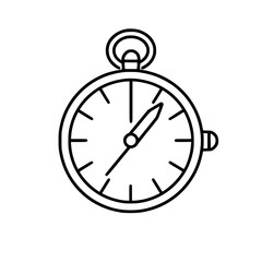 Pocket Watch  icon, Pocket Watch PNG, Pocket Watch SVG, Vintage Pocket Watch vector, Vintage Pocket Watch cut files, Vintage Pocket Watch Silhouette, Stopwatch SVG, Svg files for Cricut, Clock clipart