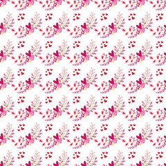 Happy Heart Seamless Vector Pattern Design