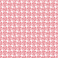 Happy Heart Seamless Vector Pattern Design