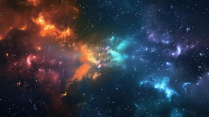 Fototapeta premium abstract space background star 
