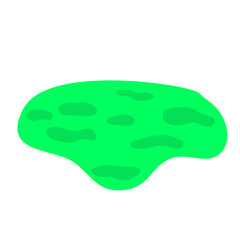 Green Liquid Toxic Vector Illustration 