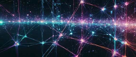 Abstract Digital Connections with Data and Blockchain Technology