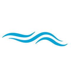 Water Line Symbol Wave Vector 