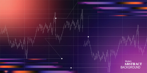 stock graphic business background  for stock market business , presentations , modern , line background 