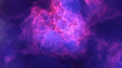 red-violet nebula in outer space, horsehead nebula, unusual colorful nebula in a distant galaxy, red nebula 3d render
