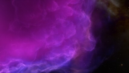 red-violet nebula in outer space, horsehead nebula, unusual colorful nebula in a distant galaxy, red nebula 3d render  © ANDREI
