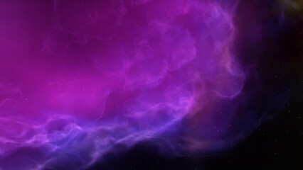 red-violet nebula in outer space, horsehead nebula, unusual colorful nebula in a distant galaxy, red nebula 3d render
