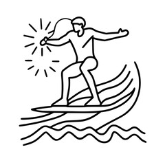 Surfing Svg, Surfboard Svg, Surf Clipart, Surfer Man Svg, Surf Svg, Surf Cut File, Summer Svg, Ocean Wave Svg, Surf Cricut, Palm Beach Svg, Surfing svg, Surfer svg, Ocean clipart, Summer sport silhoue