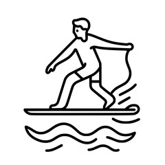 Surfing Svg, Surfboard Svg, Surf Clipart, Surfer Man Svg, Surf Svg, Surf Cut File, Summer Svg, Ocean Wave Svg, Surf Cricut, Palm Beach Svg, Surfing svg, Surfer svg, Ocean clipart, Summer sport silhoue