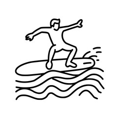 Surfing Svg, Surfboard Svg, Surf Clipart, Surfer Man Svg, Surf Svg, Surf Cut File, Summer Svg, Ocean Wave Svg, Surf Cricut, Palm Beach Svg, Surfing svg, Surfer svg, Ocean clipart, Summer sport silhoue