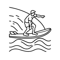 Surfing Svg, Surfboard Svg, Surf Clipart, Surfer Man Svg, Surf Svg, Surf Cut File, Summer Svg, Ocean Wave Svg, Surf Cricut, Palm Beach Svg, Surfing svg, Surfer svg, Ocean clipart, Summer sport silhoue