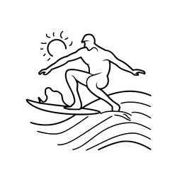 Surfing Svg, Surfboard Svg, Surf Clipart, Surfer Man Svg, Surf Svg, Surf Cut File, Summer Svg, Ocean Wave Svg, Surf Cricut, Palm Beach Svg, Surfing svg, Surfer svg, Ocean clipart, Summer sport silhoue