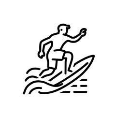 Surfing Svg, Surfboard Svg, Surf Clipart, Surfer Man Svg, Surf Svg, Surf Cut File, Summer Svg, Ocean Wave Svg, Surf Cricut, Palm Beach Svg, Surfing svg, Surfer svg, Ocean clipart, Summer sport silhoue