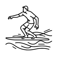 Surfing Svg, Surfboard Svg, Surf Clipart, Surfer Man Svg, Surf Svg, Surf Cut File, Summer Svg, Ocean Wave Svg, Surf Cricut, Palm Beach Svg, Surfing svg, Surfer svg, Ocean clipart, Summer sport silhoue