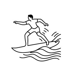 Surfing Svg, Surfboard Svg, Surf Clipart, Surfer Man Svg, Surf Svg, Surf Cut File, Summer Svg, Ocean Wave Svg, Surf Cricut, Palm Beach Svg, Surfing svg, Surfer svg, Ocean clipart, Summer sport silhoue