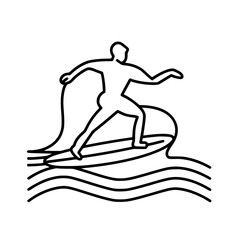 Surfing Svg, Surfboard Svg, Surf Clipart, Surfer Man Svg, Surf Svg, Surf Cut File, Summer Svg, Ocean Wave Svg, Surf Cricut, Palm Beach Svg, Surfing svg, Surfer svg, Ocean clipart, Summer sport silhoue