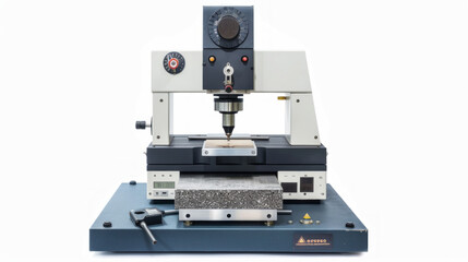 Fototapeta premium Surface Roughness Tester: Measures surface roughness to ensure compliance with specifications isolated on white background