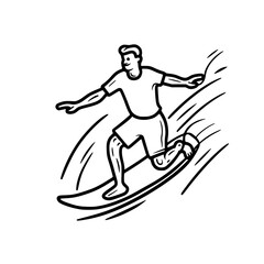 Surfing Svg, Surfboard Svg, Surf Clipart, Surfer Man Svg, Surf Svg, Surf Cut File, Summer Svg, Ocean Wave Svg, Surf Cricut, Palm Beach Svg, Surfing svg, Surfer svg, Ocean clipart, Summer sport silhoue