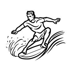 Surfing Svg, Surfboard Svg, Surf Clipart, Surfer Man Svg, Surf Svg, Surf Cut File, Summer Svg, Ocean Wave Svg, Surf Cricut, Palm Beach Svg, Surfing svg, Surfer svg, Ocean clipart, Summer sport silhoue