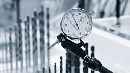 Measuring precision micrometer indicator dial type measuring instruments