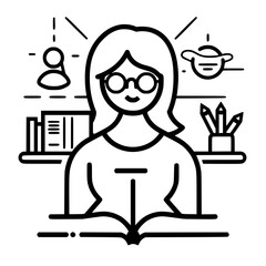 teacher icon, teacher svg, school svg, teach svg, back to school svg, teacher gift svg, teacher shirt svg, educational icon, school icon, student icon, stationary icon, organziation icon, communicatio