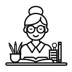 teacher icon, teacher svg, school svg, teach svg, back to school svg, teacher gift svg, teacher shirt svg, educational icon, school icon, student icon, stationary icon, organziation icon, communicatio