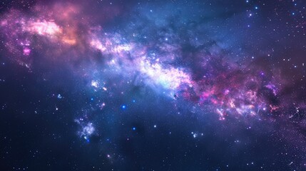 Naklejka premium milky way background