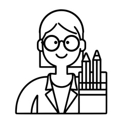 Teacher icon, Teacher SVG , Teacher SVG, School SVG, Teach Svg, Back to School svg, Teacher Gift svg, Teacher Shirt svg, educational icon, school icon, student icon, stationary icon, organziation icon