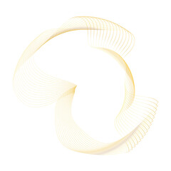 Abstract Circle gold shape abstract frame border background element