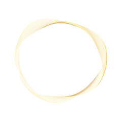 Abstract Circle gold shape abstract frame border background element